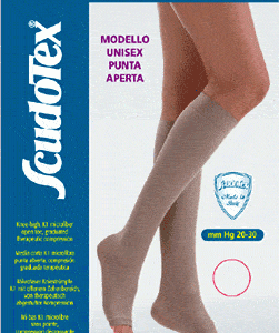 Kompresivne medicinske čarape za vene - dokolenice K1